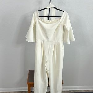 eliza j size 10 white jumper fancy